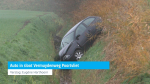Auto in sloot Vermuydenweg Poortvliet