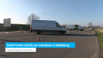 Politie houdt verkeerscontrole aan Schietbaan in Middelburg