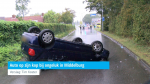 Auto op zijn kop bij ongeluk in Middelburg