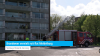 Brandweer vernielt ruit flat Middelburg