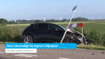 Auto's beschadigd bij ongeval Colijnsplaat