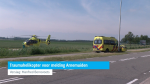 Traumahelikopter voor melding Arnemuiden
