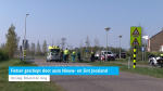Fietser geschept door auto Nieuw- en Sint Joosland