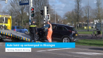 Auto botst op verkeerspaal in Vlissingen