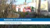 Autobanden in brand Arnemuiden