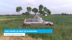 Auto belandt op akker bij Arnemuiden