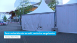 Tent vaccinatielocatie Middelburg vernield, verdachte aangehouden