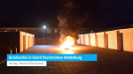 Autobanden in brand Poortershove Middelburg