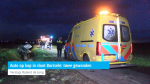 Auto op kop in sloot Borssele: twee gewonden