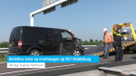 Bestelbus botst op vrachtwagen op N57 Middelburg