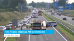 Forse file door ongeluk op A58 bij Arnemuiden