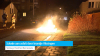 Schade aan asfalt door brandje Vlissingen