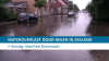 Wateroverlast door regen in Zeeland 